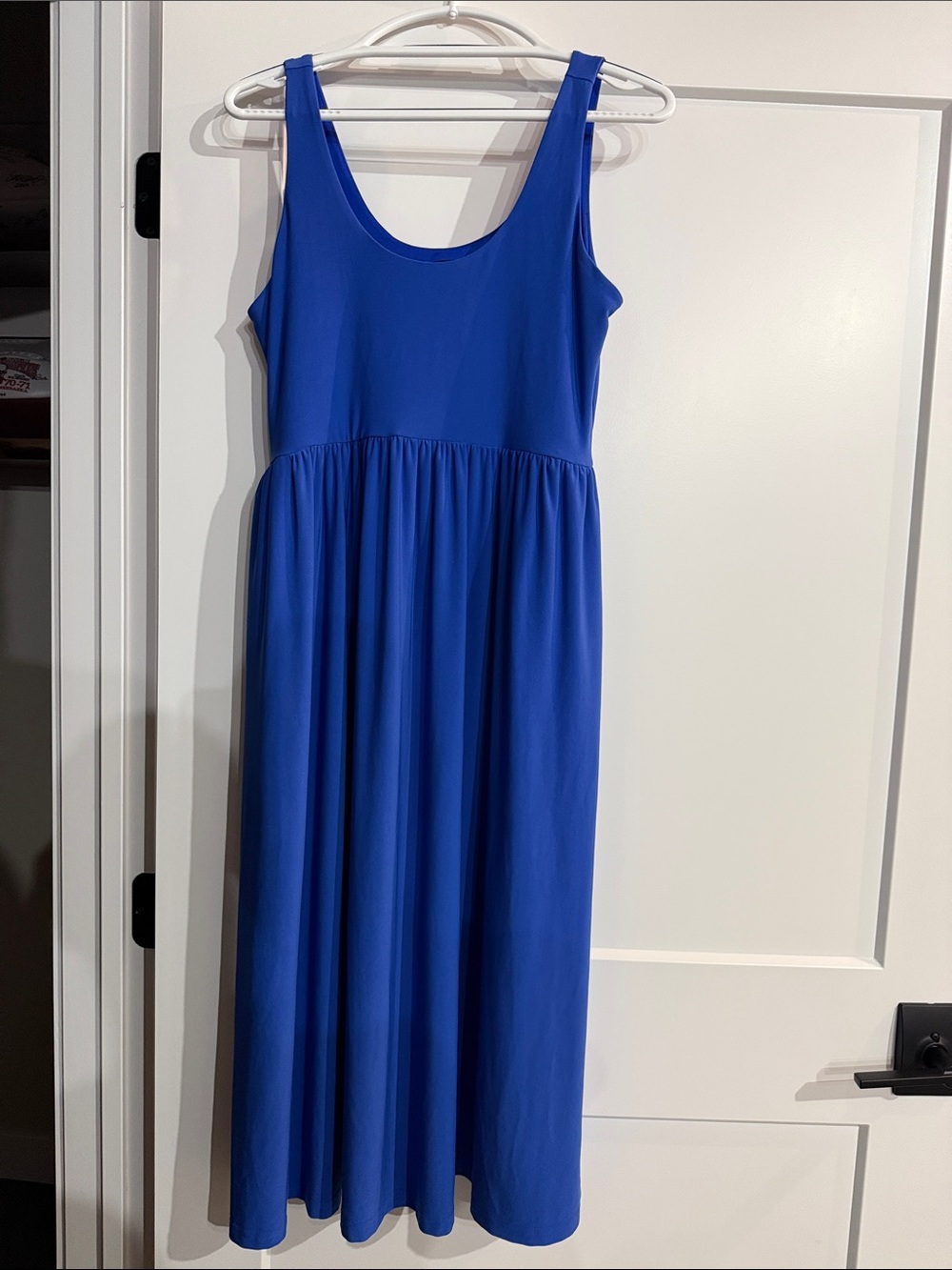 Simply Vera Vera Wang Royal Blue Scoop Neck Maxi Dress